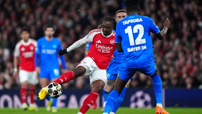 Eze lập siêu phẩm định đoạt trận đấu Arsenal vs Bayer Leverkusen